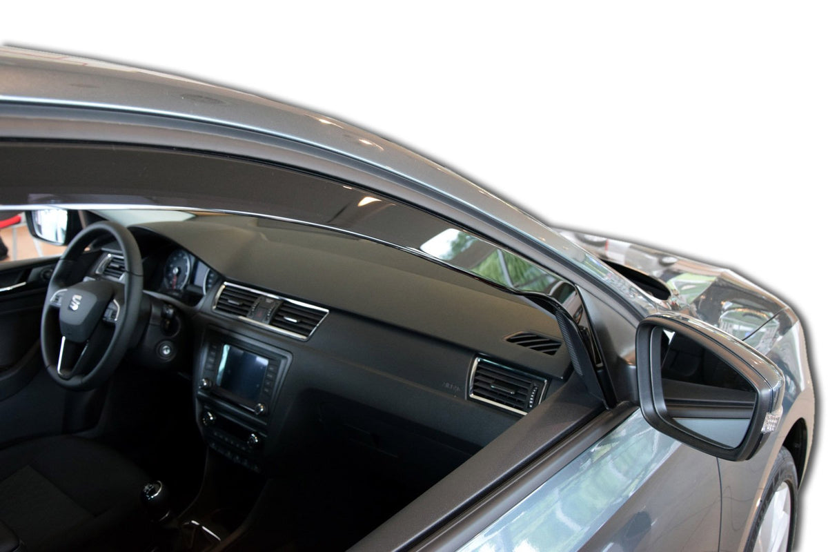 Heko vindavviser til Seat TOLEDO IV 5-dørs 2013→ LIFTBACKV sett 2 stk. – sort transparent