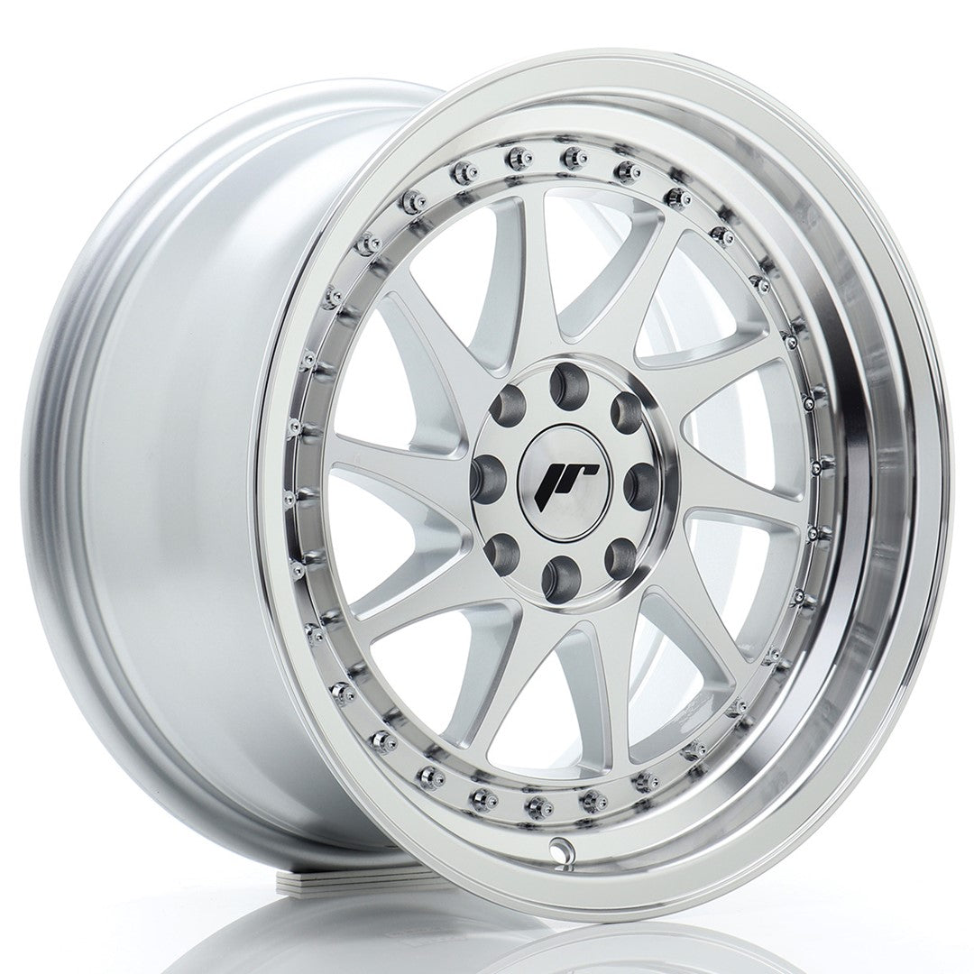 Felg JR Wheels JR26 16x8" Silver – sett forfra