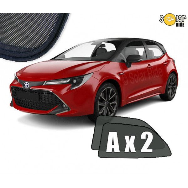 Sr solskjerm i akryl til Toyota Corolla Hatchback XII, vindavviser med enkel montering og regnbeskyttelse