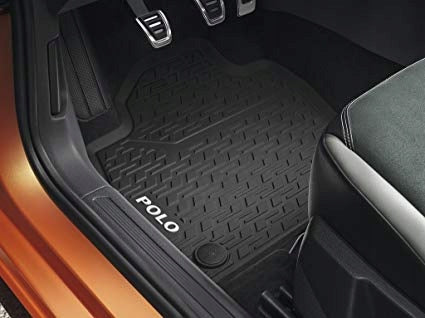 Gulvmatter Vw Polo VI (2017-) – Gummi / TPE | VAG OEM - nærbilde