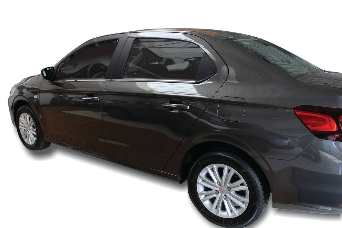 Vindavviser Peugeot 301 4-dørs 2013 → sett 2 stk. – PMMA Plexi - detaljer