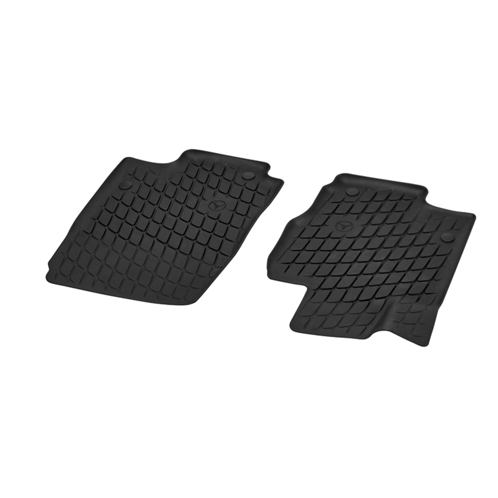 Mercedes OEM TPE gummimatter til Mercedes GLS X167 (2019-) – originale bakmatter i svart med Mercedes-logo