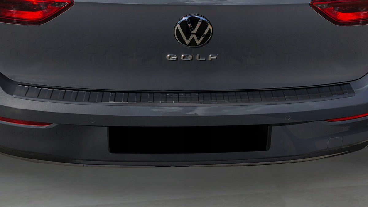 Avisa bakfangerbeskytter til Vw Golf VIII / Black Edition – rustfritt stål