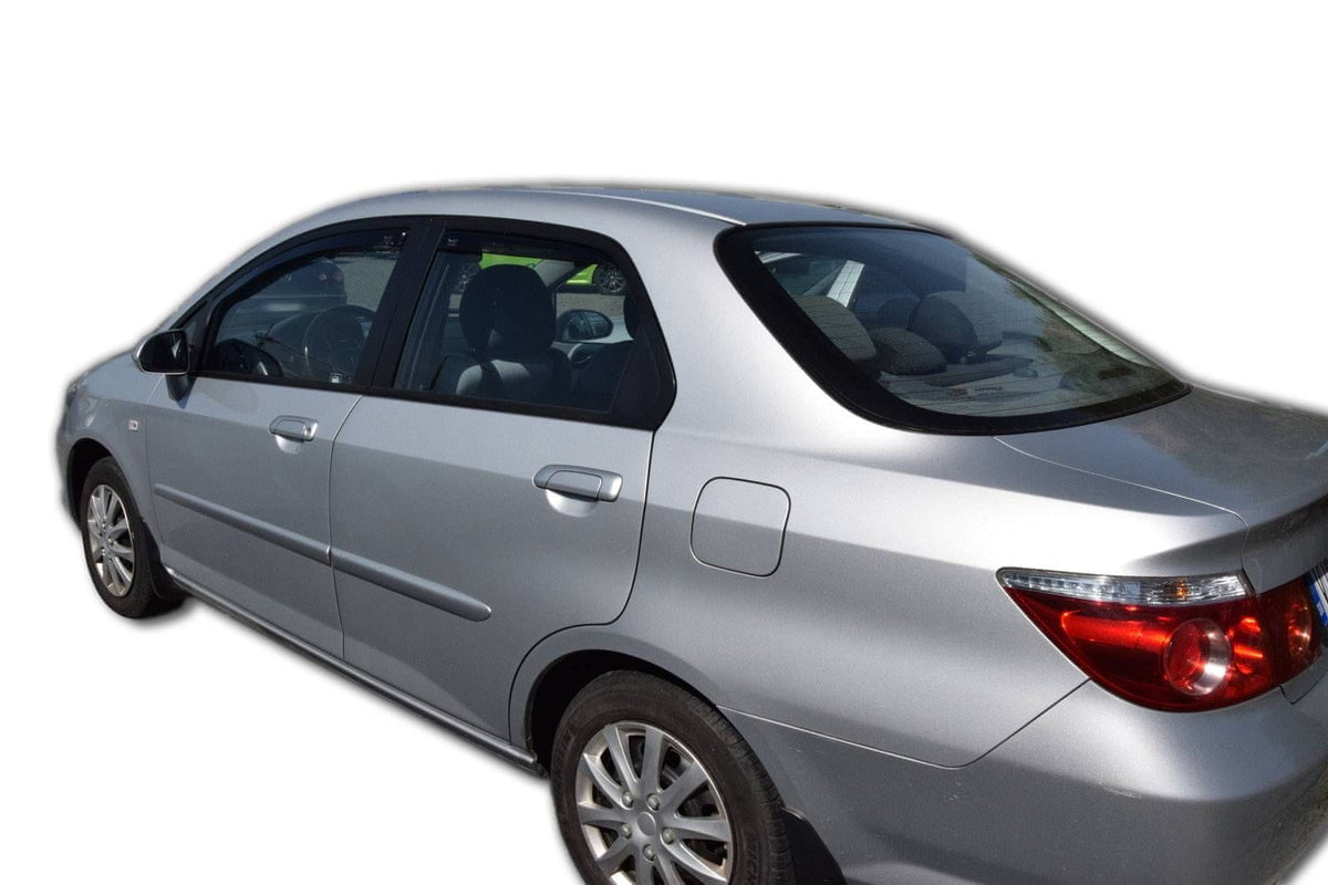 Vindavviser Honda CITY 4-dørs (2006-2009) – PMMA Plexi - nærbilde