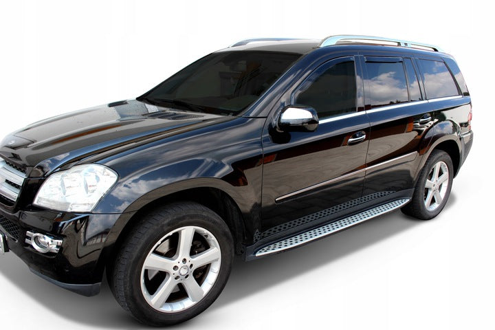 Stigtrinn Scoutt til Mercedes GL (X164) 2006-2012 i aluminium og ABS med monteringssett