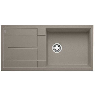 Blanco Metra XL 6 S kjøkkenvask i granitt, farge Tartufo brun, 1000x500 mm med avrenningsfelt