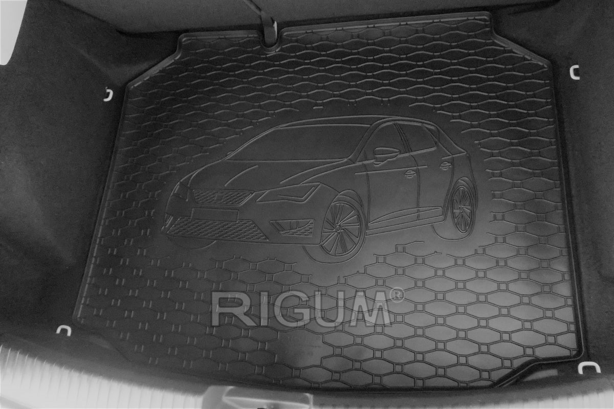 Rigum bagasjeromsmatte til Seat Leon Hatchback – olje- og bensinbestandig
