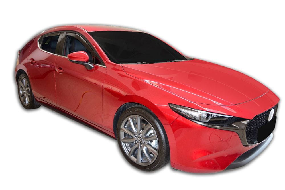 Heko vindavviser til Mazda 3 IV 4-dørs SEDAN 2019 → sett 4 stk. – PMMA Plexi