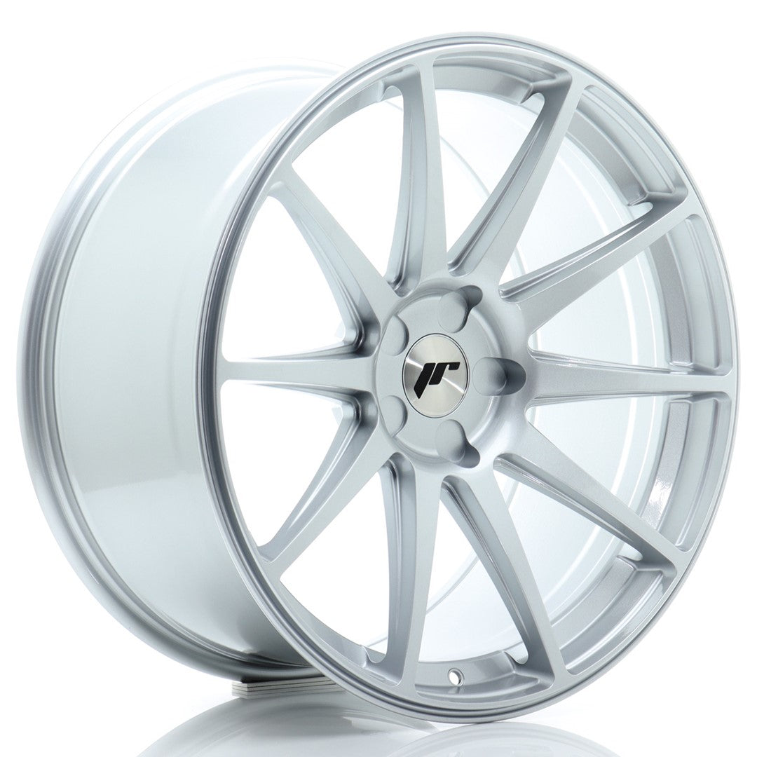 Felg JR Wheels JR11 20x10" Silver – sett forfra