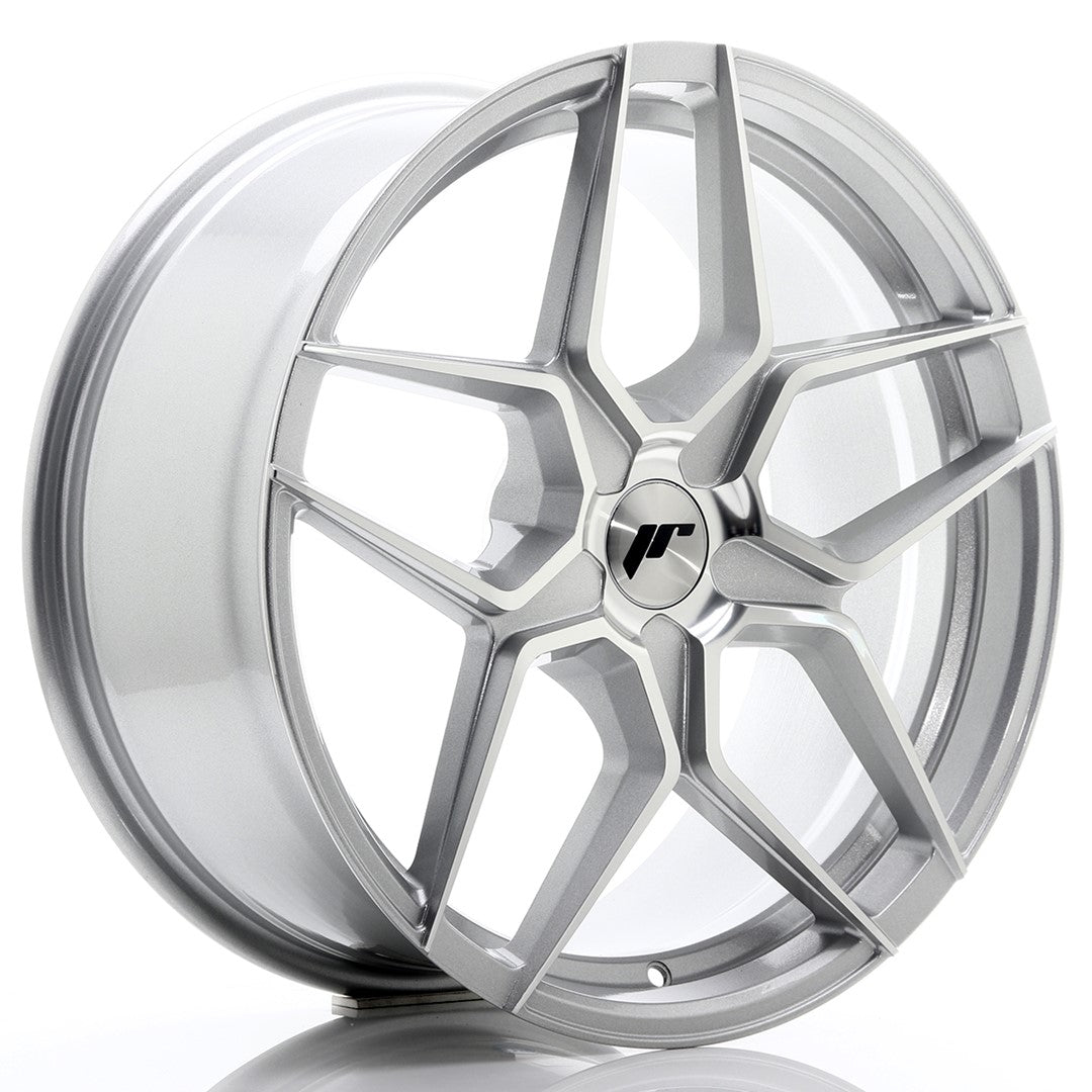 Felg JR Wheels JR34 19x8,5" Silver – sett forfra