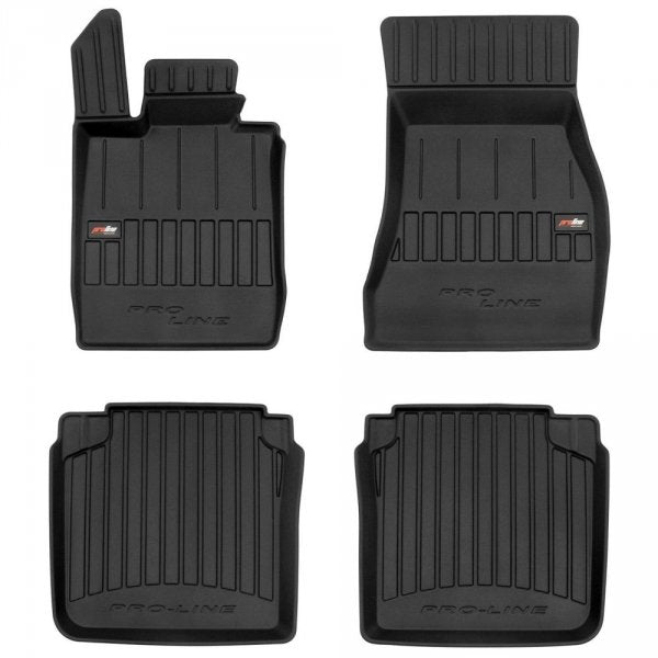 Frogum 3D Premium gulvmatter i TPE til BMW 7 (G12) sedan 2015–2022 – svart, 60 mm kant