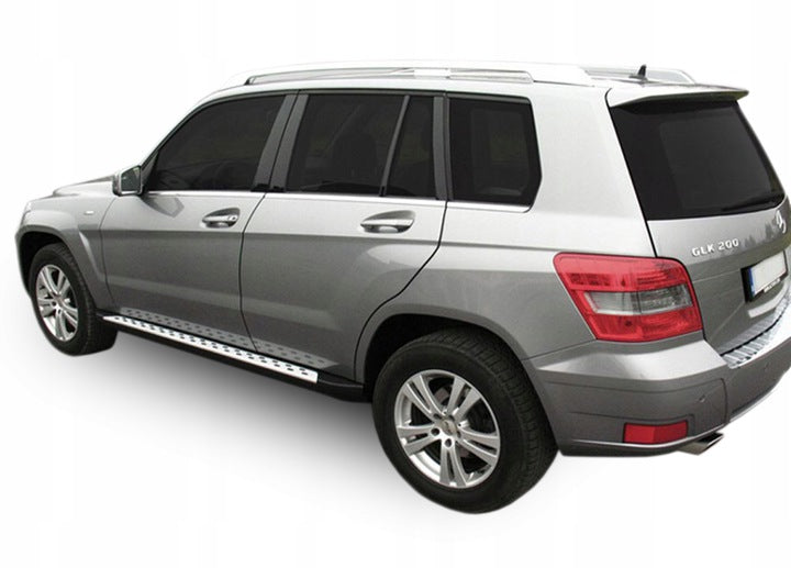 Stigtrinn Scoutt til Mercedes GLK (X204) i aluminium og ABS, enkel montering uten boring