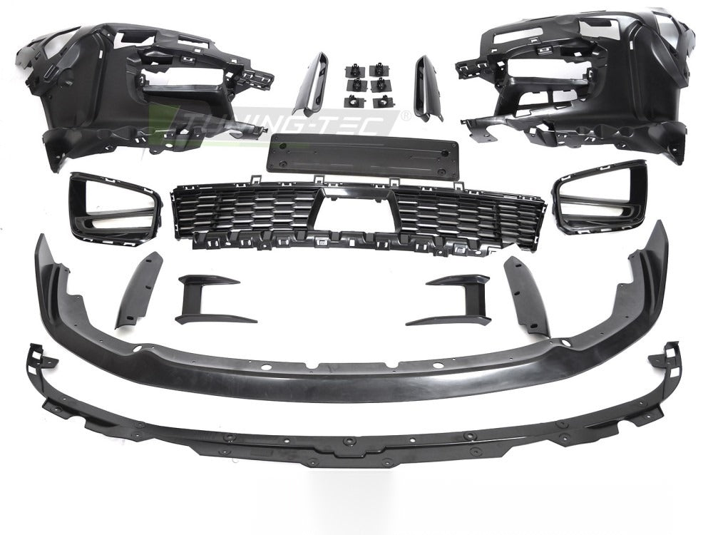 Frontfanger BMW F40 19-24 pakke og innhold.