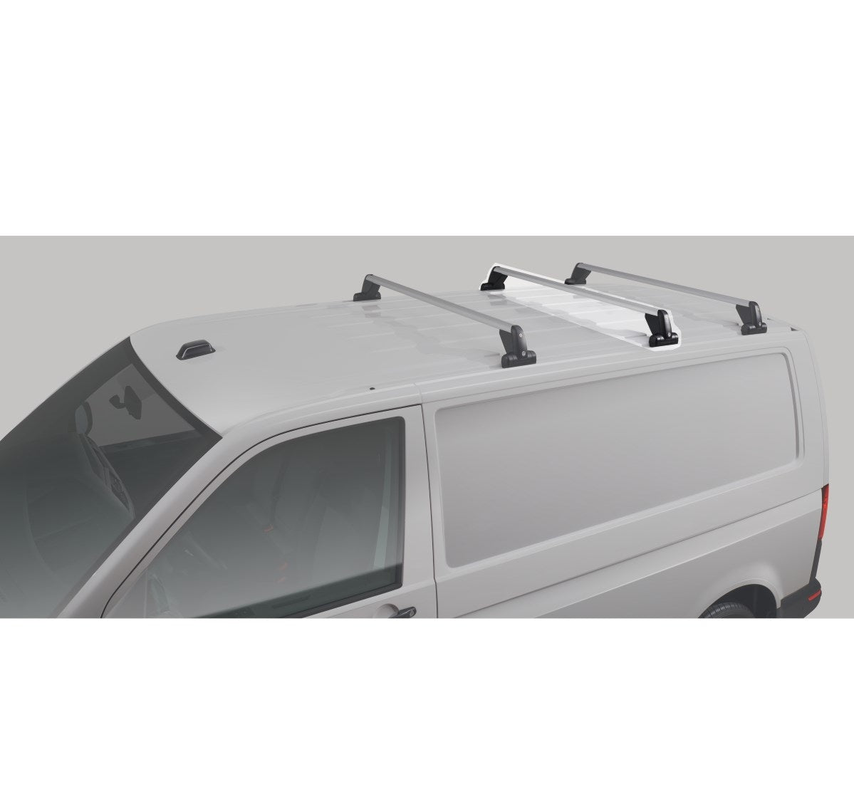 Takstativ OEM til VW T5 og T6 for transport og last på biltak, aluminium og fixpoint-festepunkter