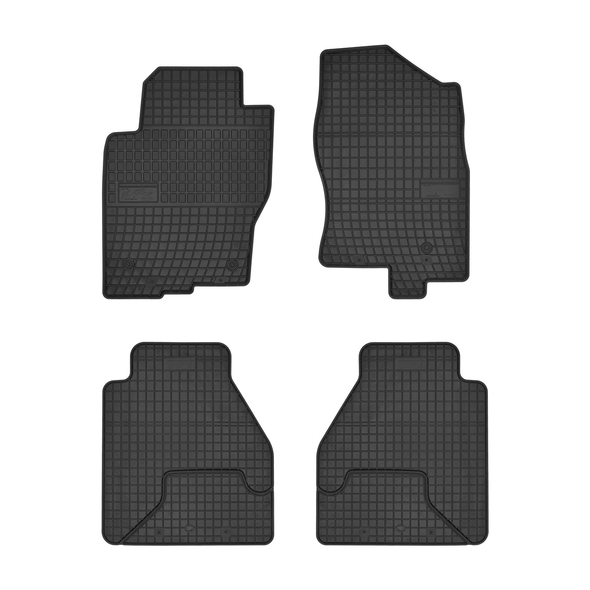 Frogum gummimatter til Nissan Navara III (D40) / Pathfinder III (R51) 2005–2015 – svart, vanntett, 4 stk