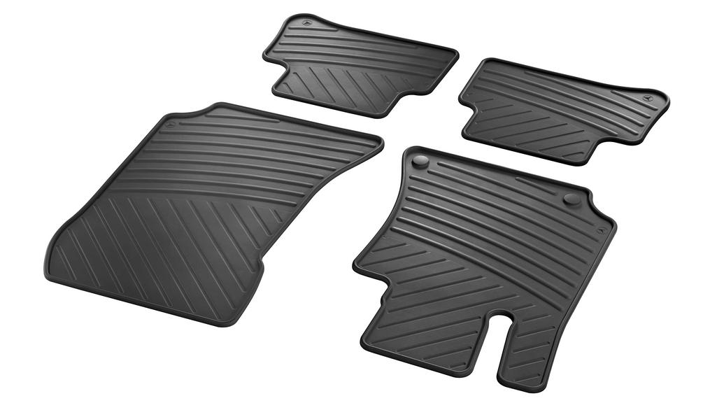 Gulvmatter Mercedes E-Klasse W212 (2009-2016) – TPE gummi | Mercedes OEM - sett forfra