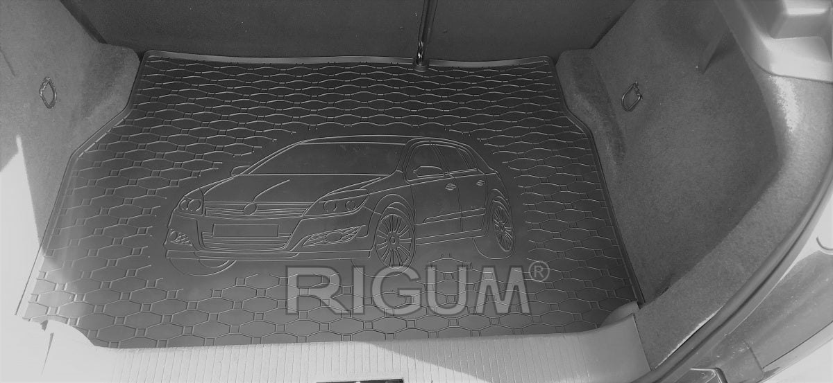 Rigum bagasjeromsmatte til Opel Astra H Hatchback – 10 mm sidekant