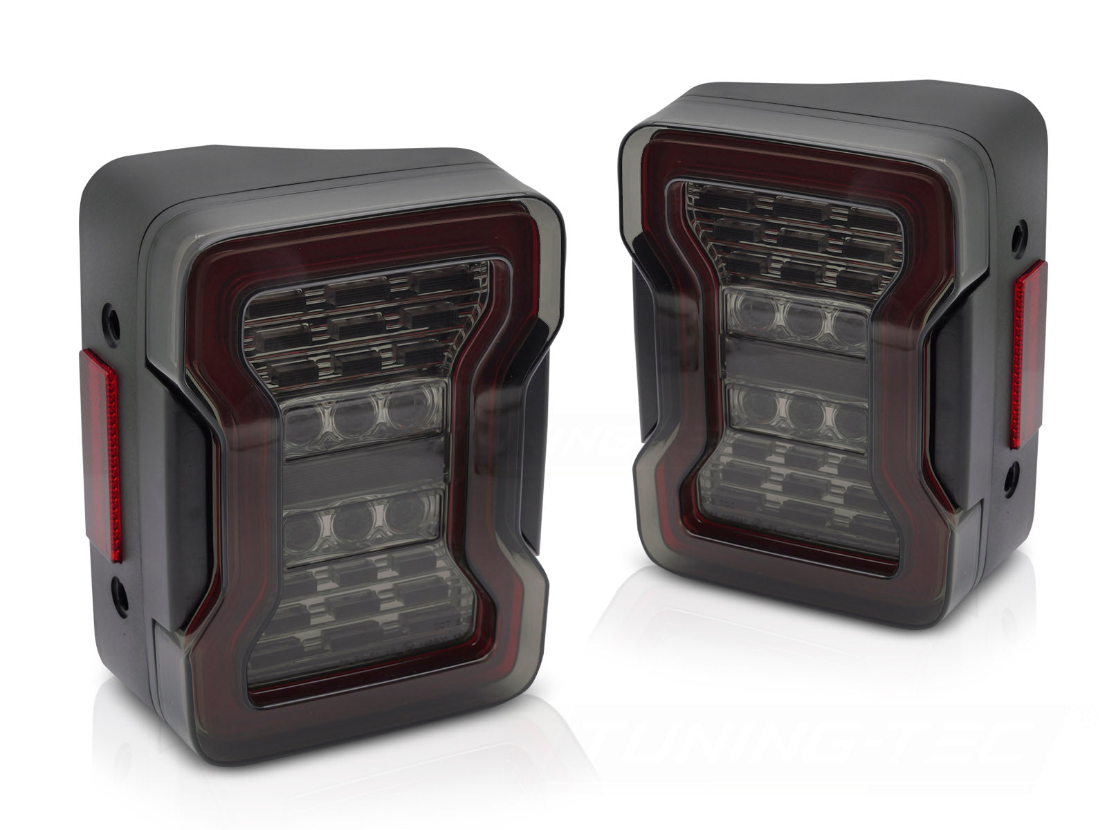 Baklykter Jeep Wrangler JK 07–18 LED røyk LDCH42