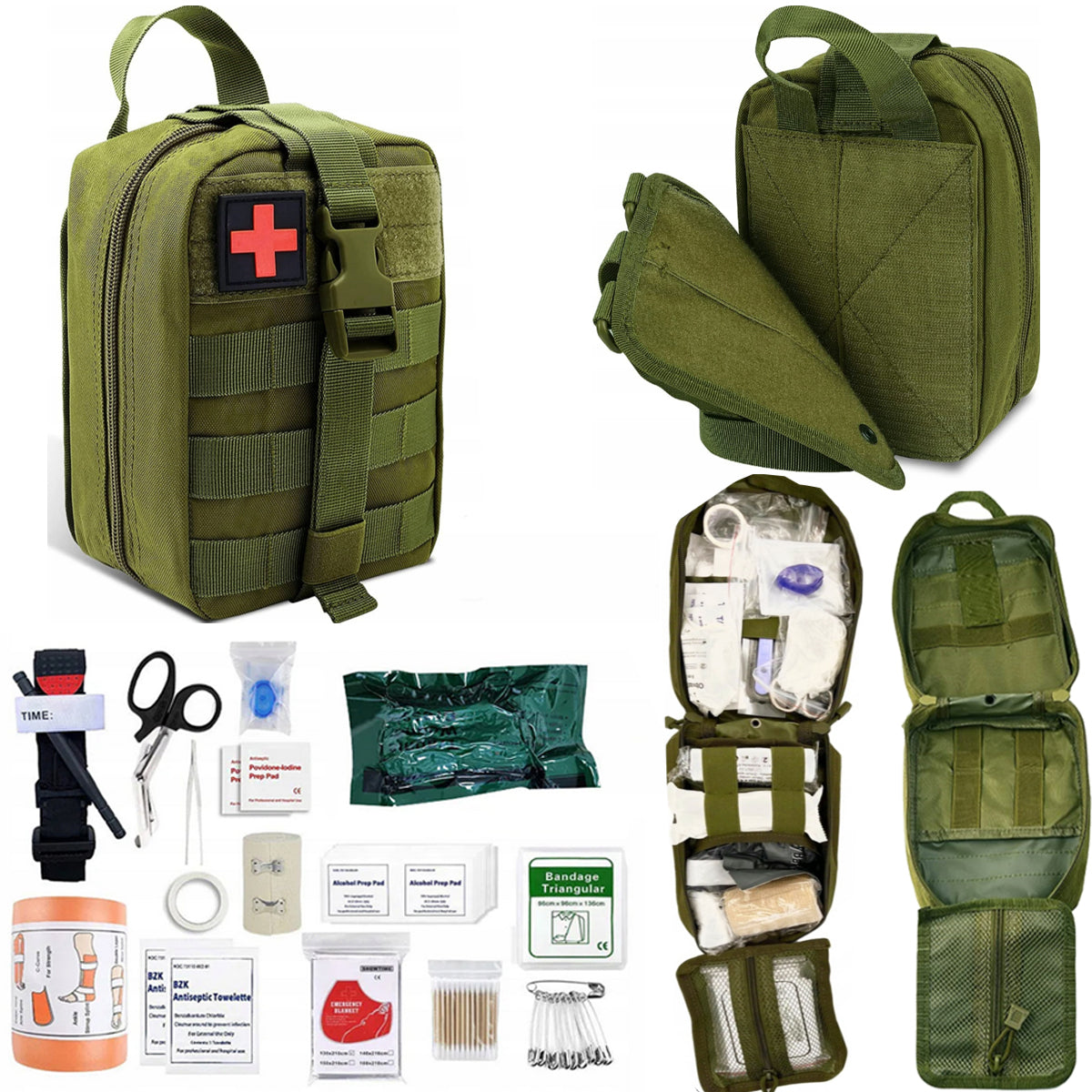 Førstehjelpstaske Militær Taktisk Turist Survival Kit