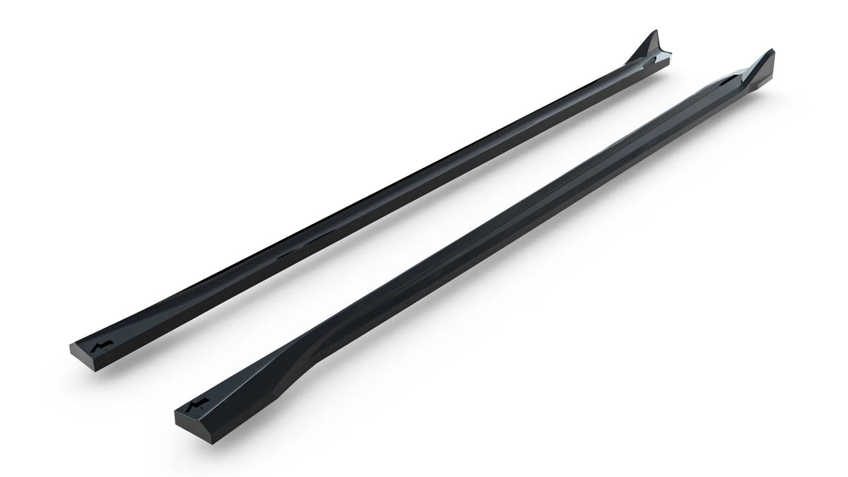Sideprofil av BMW X3 G01 med sideskjørt diffusers fra Maxton Design