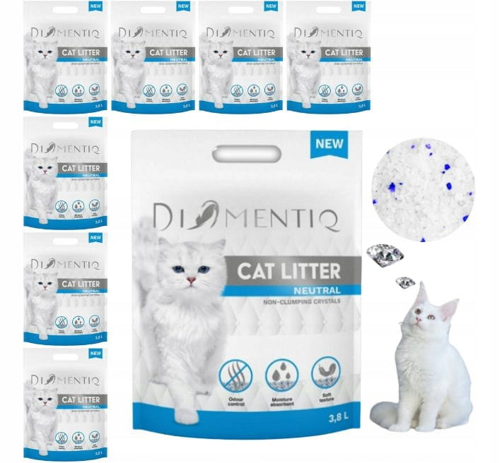 Calitti Diamentiq Silikonsand for Katter 8X3,8L