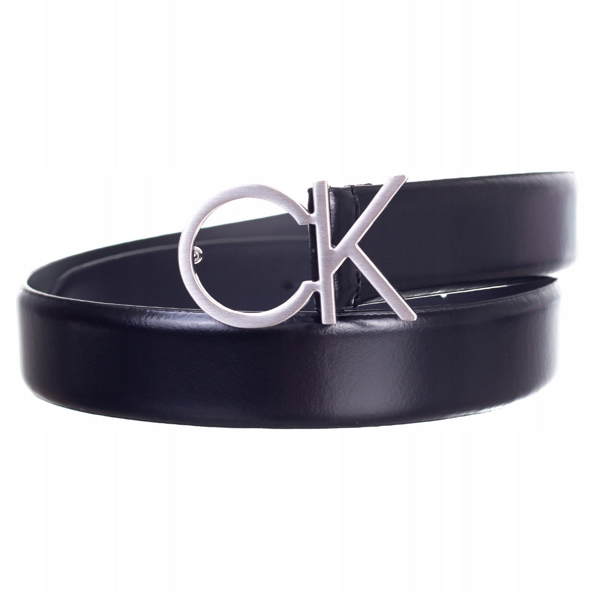 Calvin Klein Damski Belte Med Gjenlåsning CK Logo Svart R95