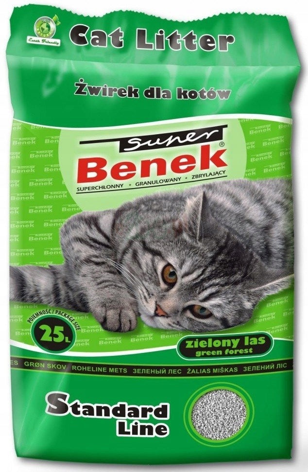 Certech Super Benek Standard Grønn Skog Kattesand