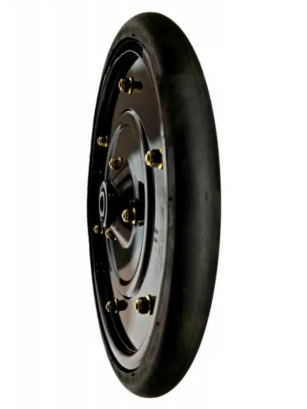 Dekk 1x12 Smooth Crown Steel Wheel 40mm Met | Nomax.no🥇