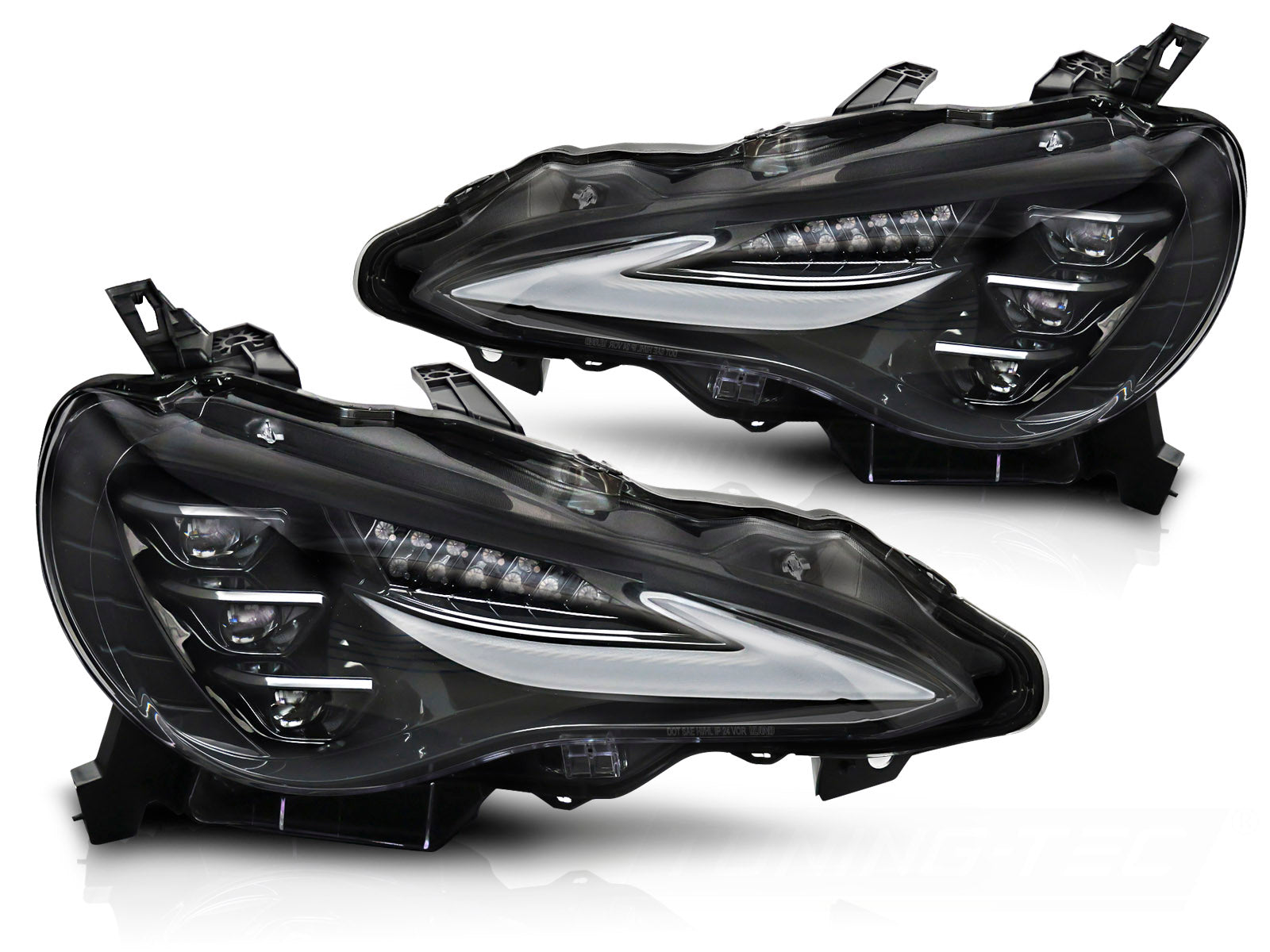 Frontlykter Toyota GT86 12–21, full LED sekvensiell DRL – LPT045