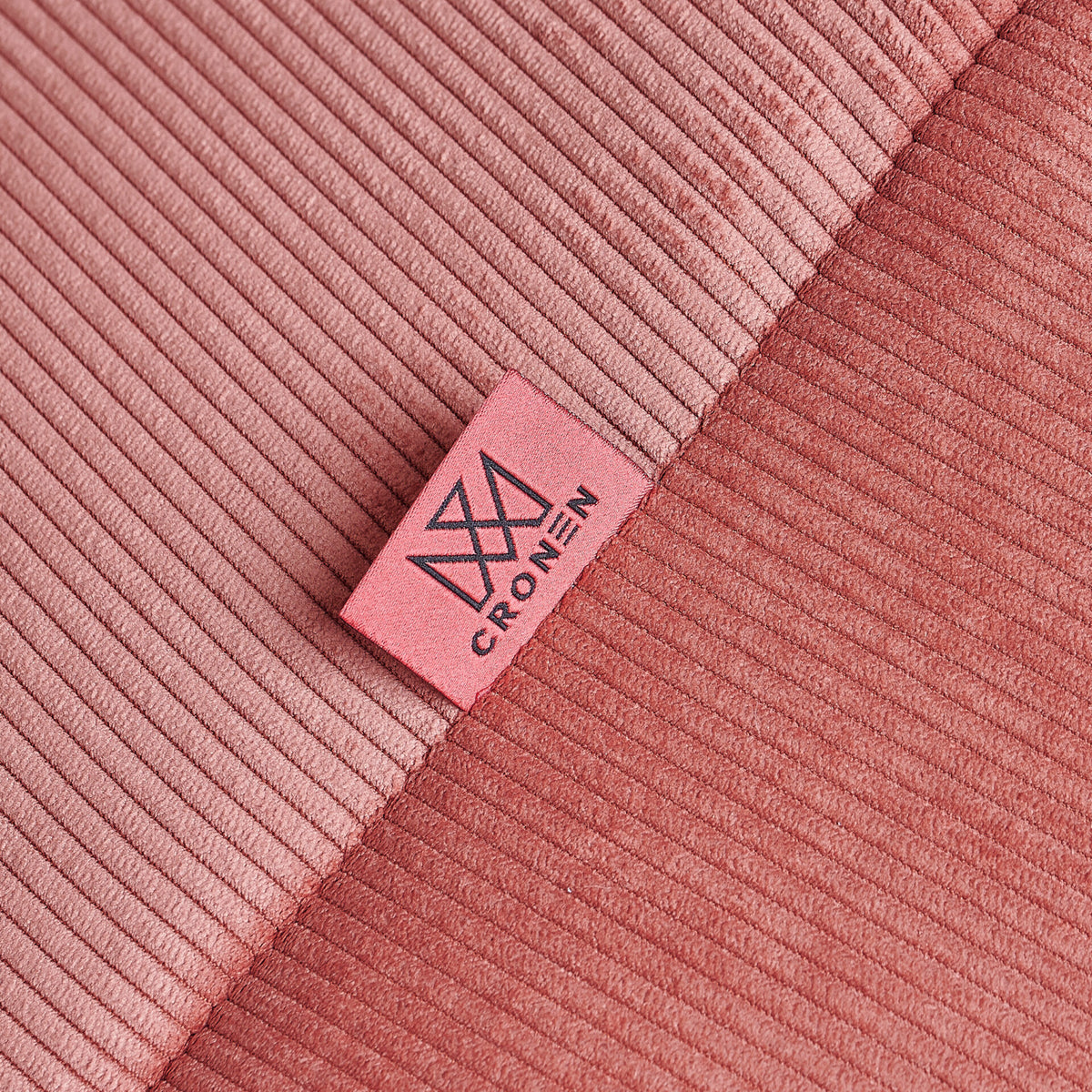 Sakkosekk premium FJORD kord rosa – Cronen med detaljer