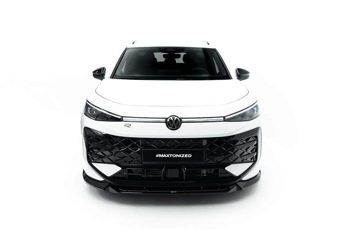 Maxton Design frontsplitter på Volkswagen T-Roc R-Line Mk2 sett forfra