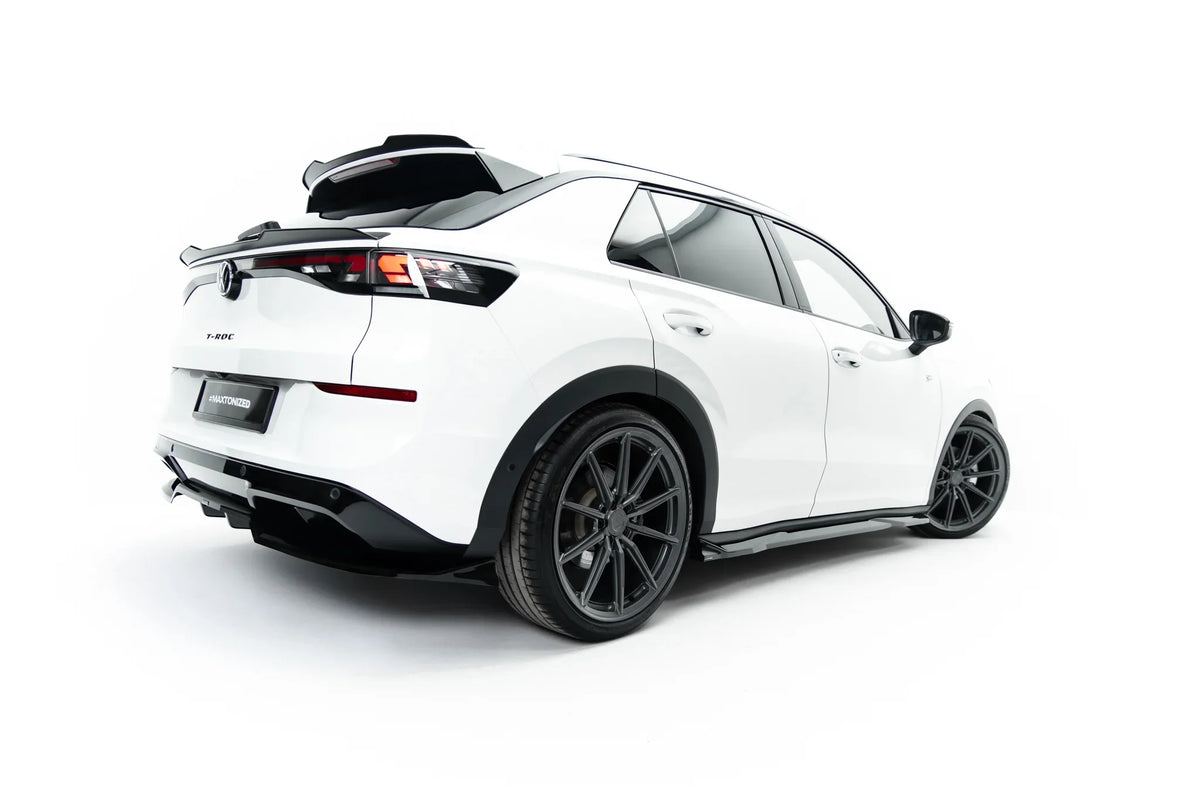 Sideskjørt diffusers i blank sort til Volkswagen T-Roc R-Line Mk2