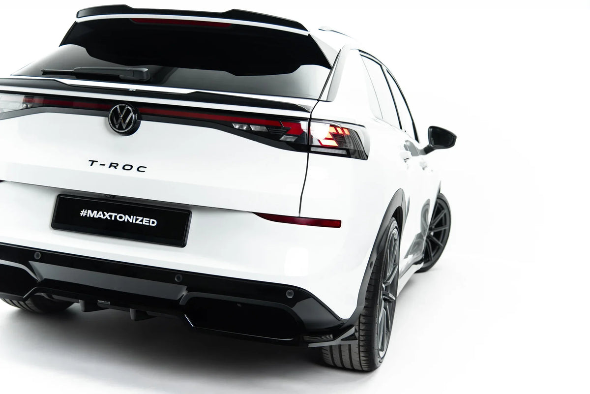 Diffuser fra Maxton Design montert på bakfangeren til T-Roc R-Line