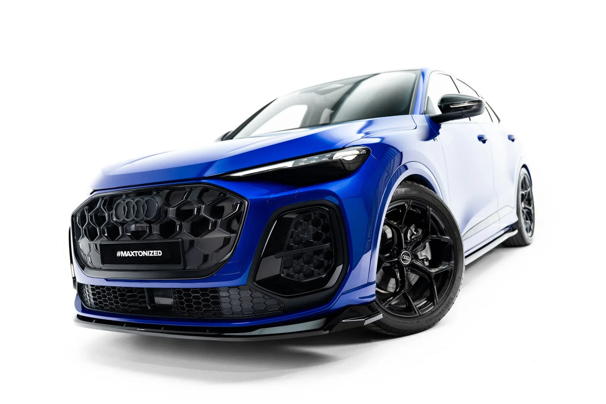 Bakre splitter med vertikale ribber til Audi Q5 Sportback Mk3