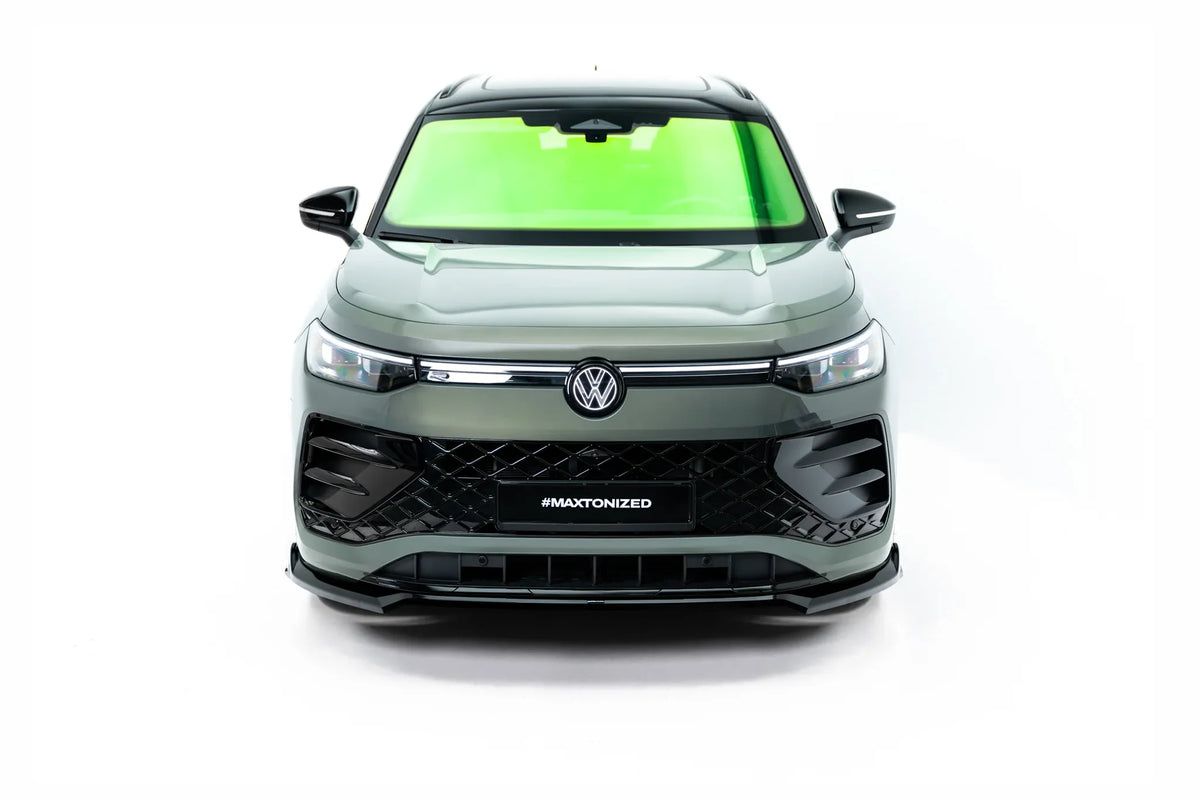 Bakre splitter med vertikale ribber til Volkswagen Tayron R-Line Mk1