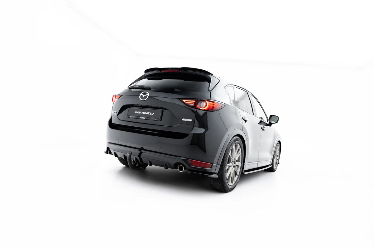 Blank sort ABS-overflate på splittersett til Mazda CX-5 Mk2