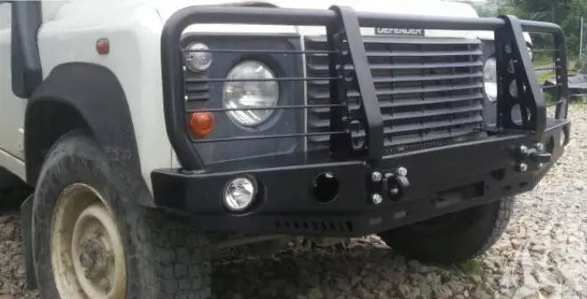 Støtfanger Foran Med Bullbar ver.3 - Land Rover Defender 110 | Nomax.no🥇