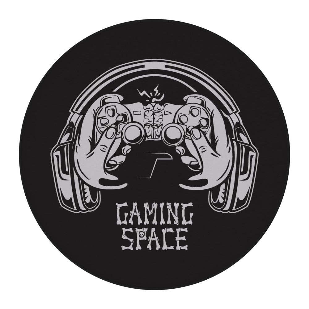 FloorMat 6.0 utbredt på laminatgulv under gamingstol