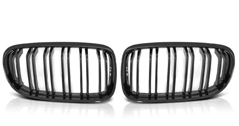 Grill Bmw E90 / E91 LCI 09- Glossy Black Double Bar M-Look | Nomax.no🥇_1