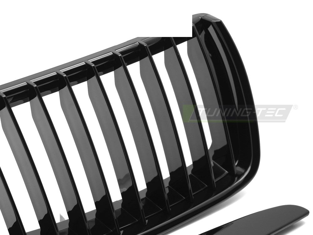 BMW 3 Serie E90 E91 grill i blank svart finish – Tuning-Tec