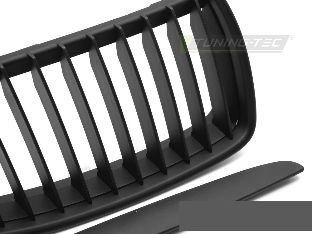 Tuning-Tec grill til BMW 3 Serie E90 E91 2005-2011 matt svart finish