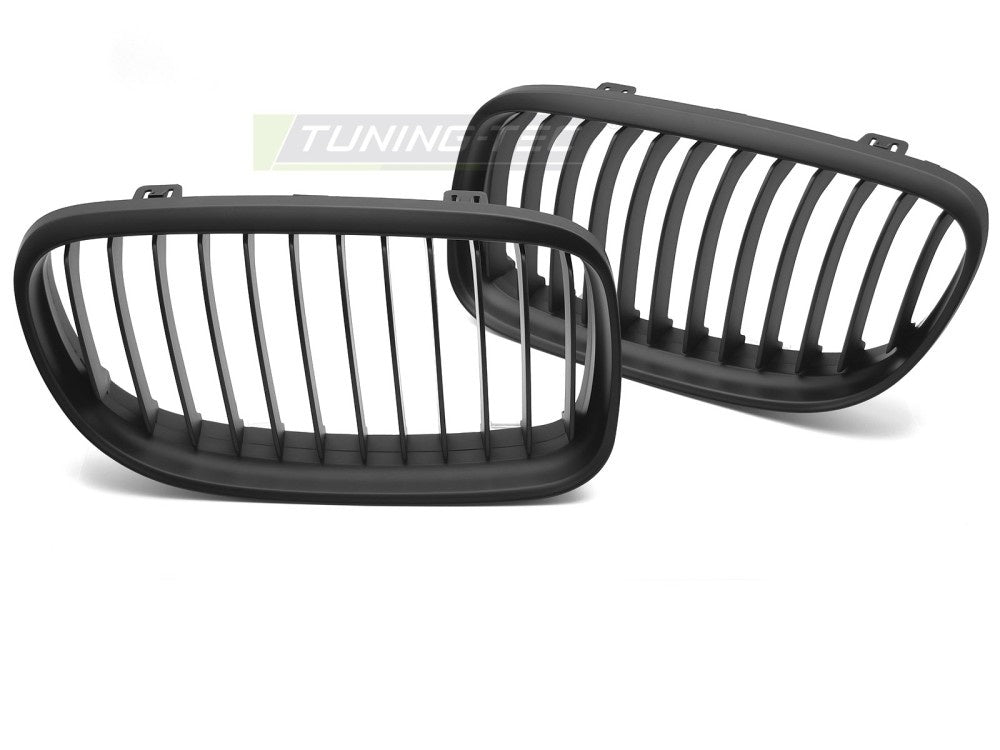 Grill matt svart BMW 3-Serie E90 E91 LCI 09-11 fra Tuning-Tec