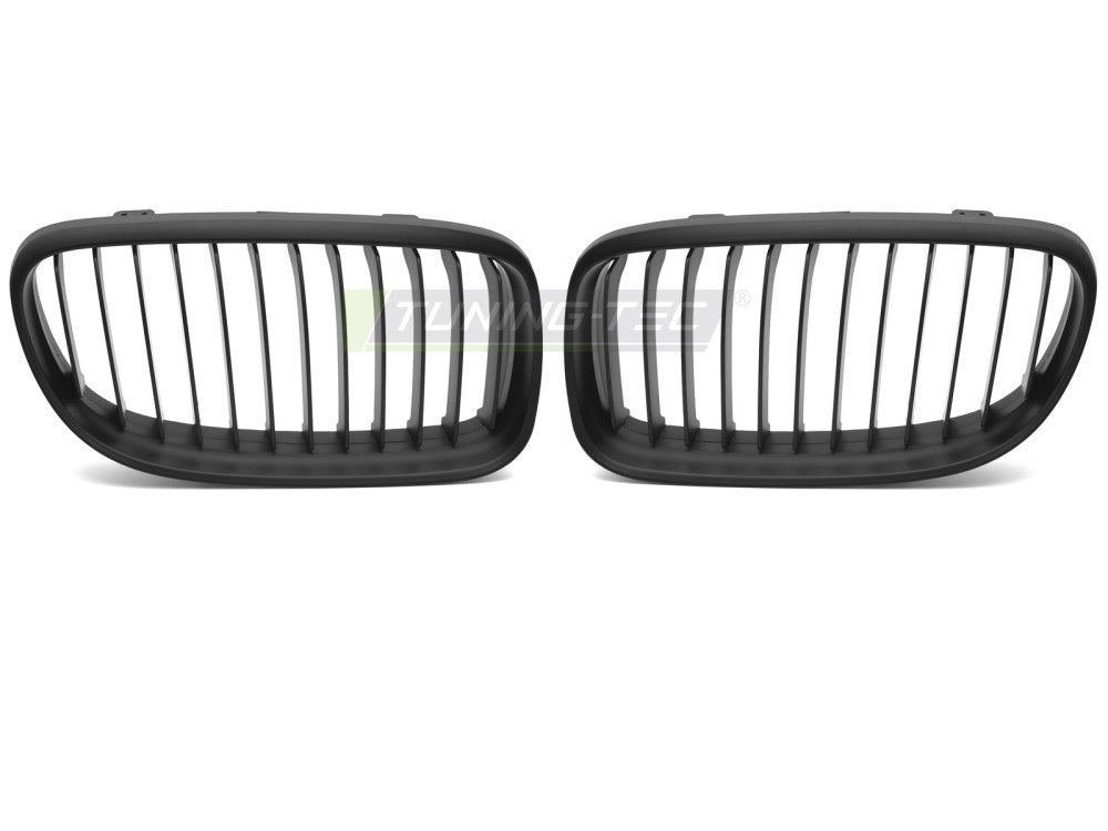 Matt svart frontgrill til BMW E90 E91 LCI facelift 2009-2011