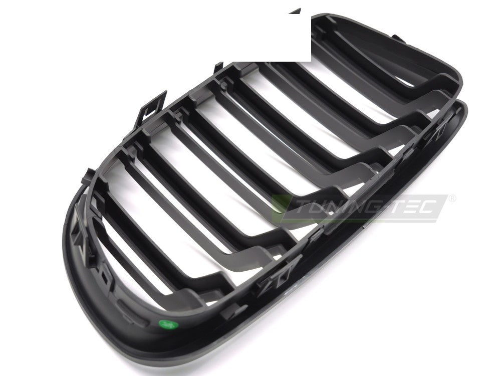 Tuning-Tec grill til BMW E90 E91 LCI matt svart sport double bar