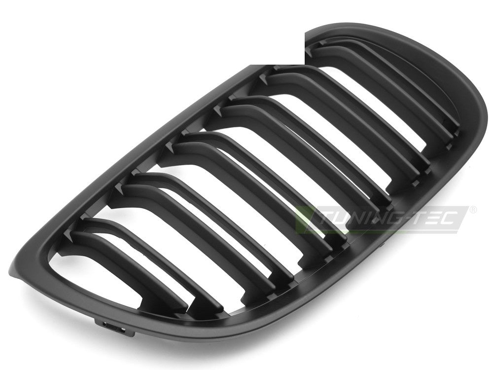 Tuning-Tec matt svart nyregrill for BMW E92/E93 frontvisning
