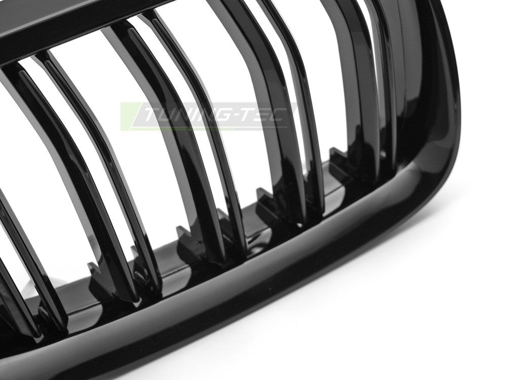 BMW 3 Serie E92/E93 LCI grill med double bar design i glossy svart