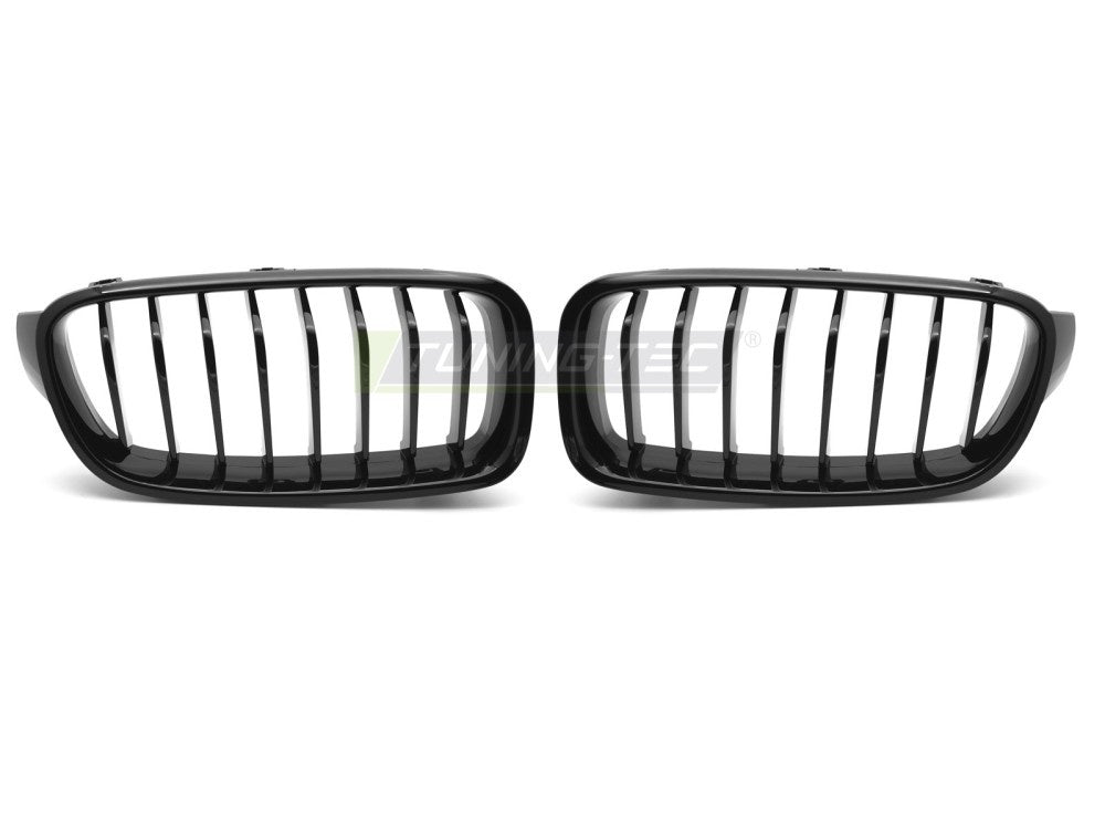 Blank svart grill til BMW F30 Sedan og F31 Touring 2011-2018