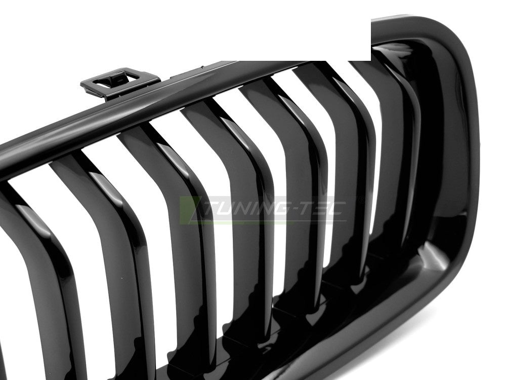 BMW 3 Serie F30 F31 grill i glossy svart finish – Nomax