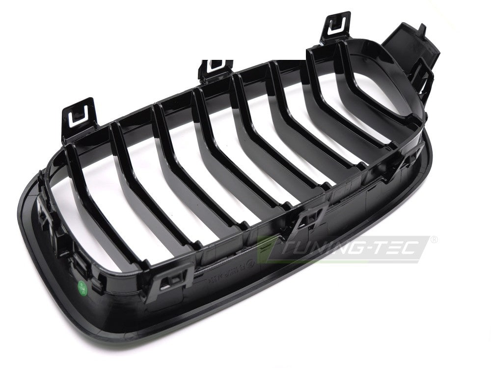 Frontgrill BMW F30 F31 2011-2018 blank svart – Tuning-Tec