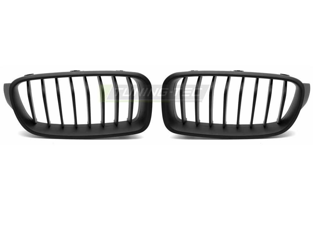 Matt svart grill montert på BMW F30 Sedan 2011-2018